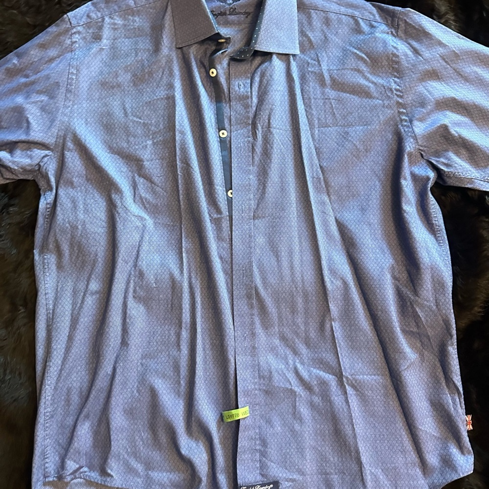 English Laundry Navy Button Down Shirt